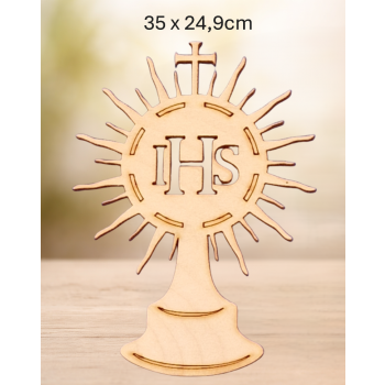 Monstrancja 35cm, sklejka 3mm